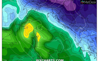 Briefing meteo di Lunedì 11 Gennaio 2021