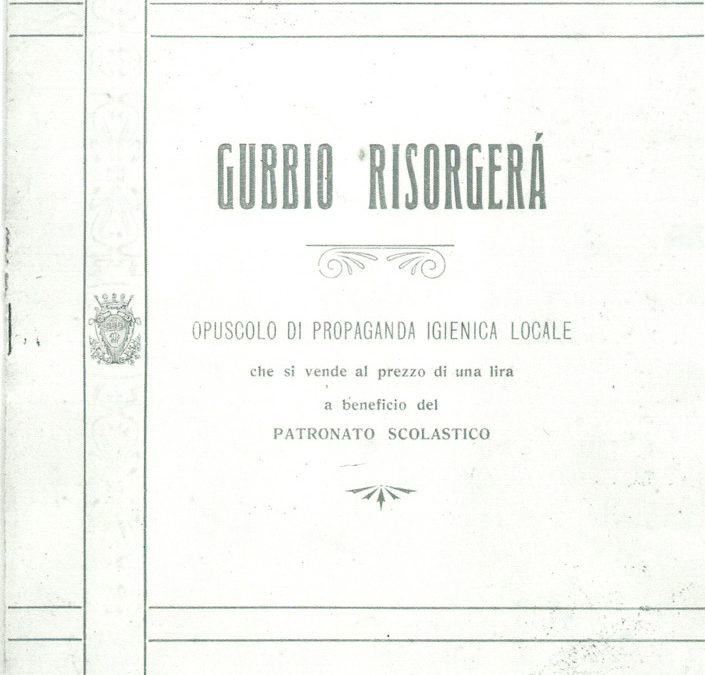 Donato opuscolo “Gubbio Risorgerà” alla Biblioteca Spereliana