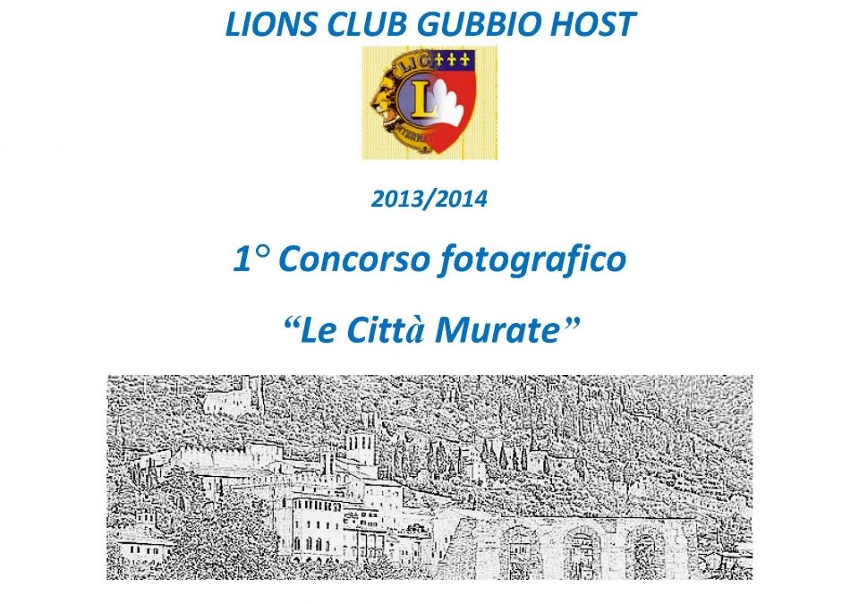 Concorso fotografico Lions Club Gubbio