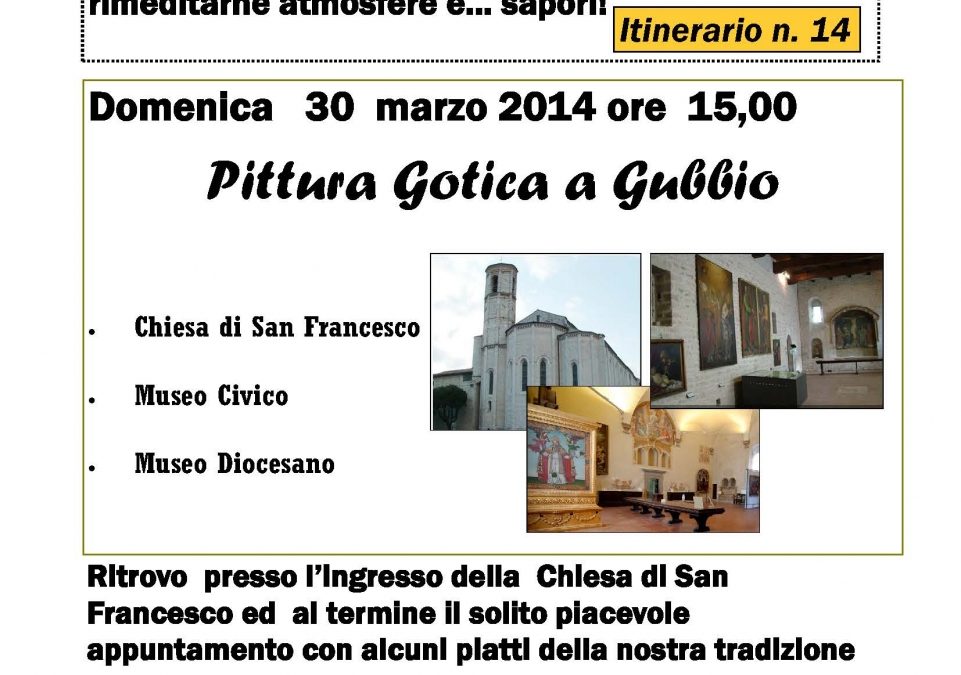 Conoscere Gubbio quattordicesima edizione: pittura gotica a Gubbio.