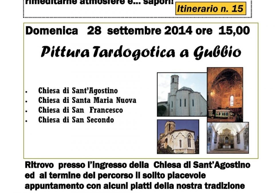 Conoscere Gubbio, la pittura tardogotica: domenica 28 settembre ore 15:00