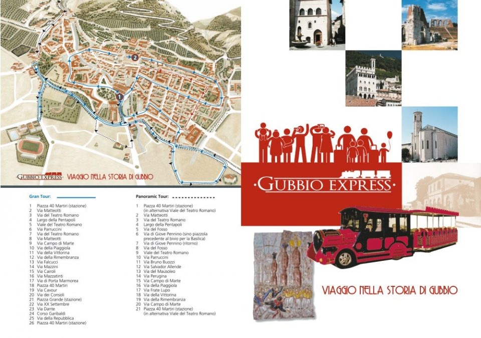 Viaggio nella storia di Gubbio: lo straordinario percorso di Gubbio Express