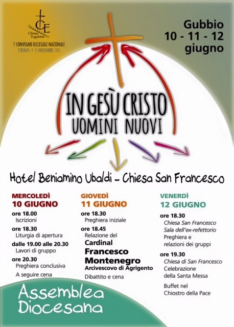 Il cardinale Francesco Montenegro interviene all’Assemblea diocesana della Chiesa eugubina
