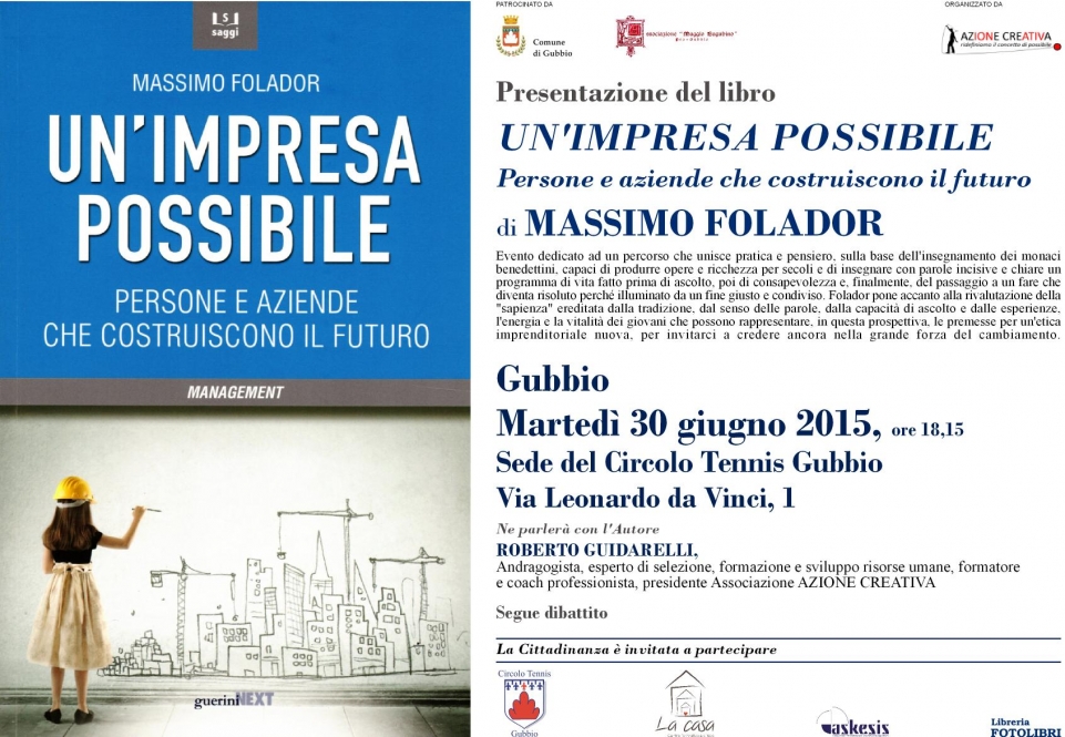Presentazione del libro: Un impresa possibile di Massimo Folador