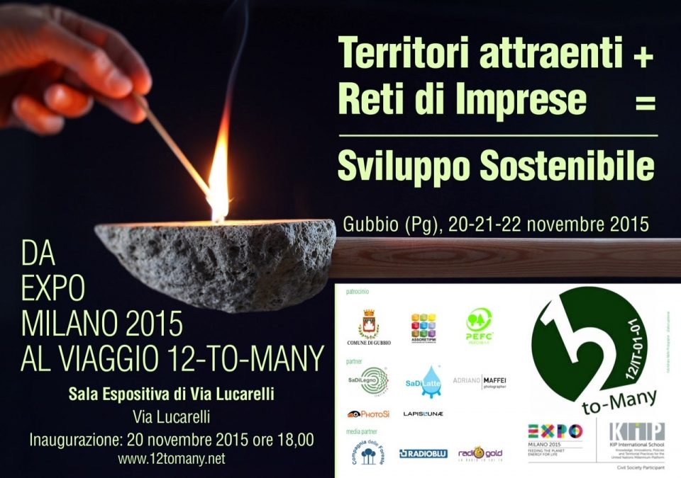 Viaggio 12-to-Many a Gubbio, la seconda tappa il 20-21-22 novembre 2015