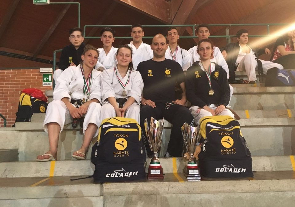 Il Tõkon Karate Gubbio brilla al campionato italiano