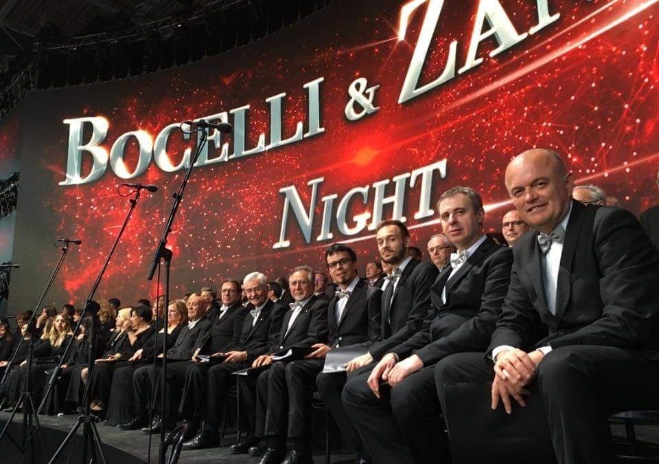 Due eugubini alla Bocelli and Zanetti Night