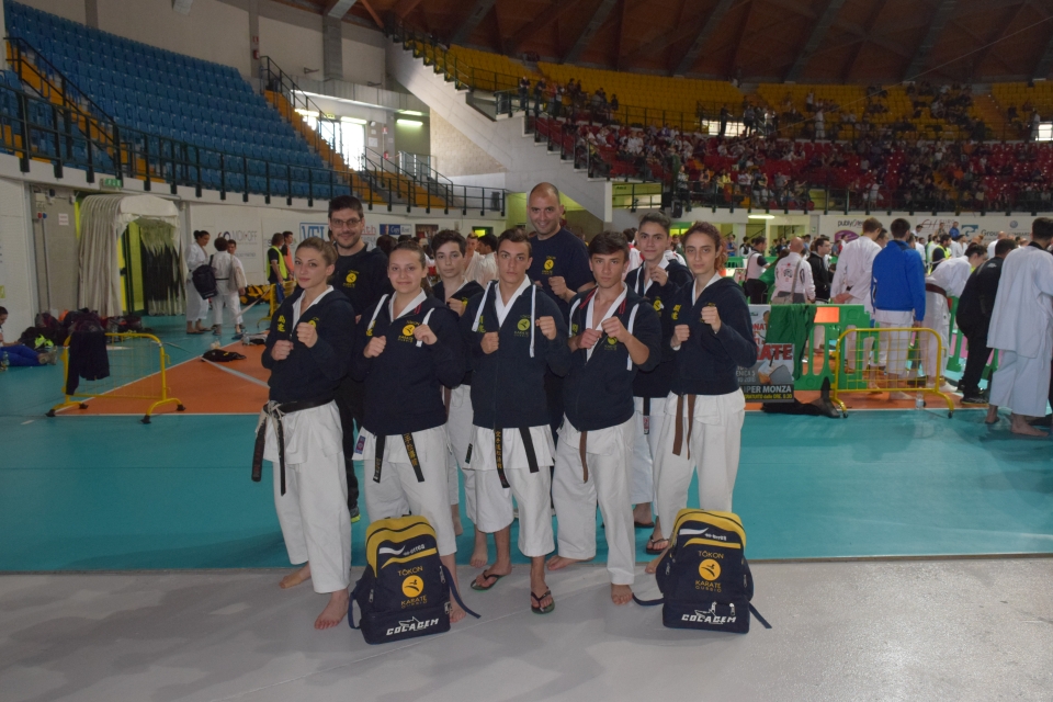 La Tokon Karate Gubbio al Palaiper di Monza