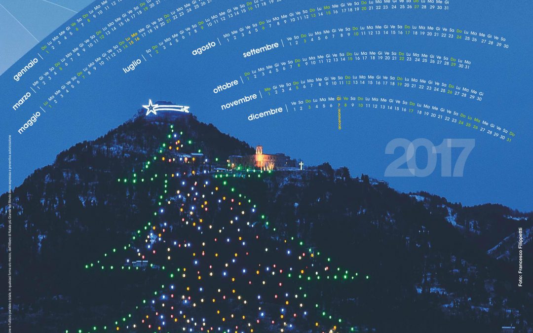 Il calendario 2017 dell'albero di natale più grande del mondo