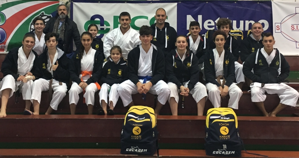 Medaglie per la Tokon karate Gubbio a Nettuno