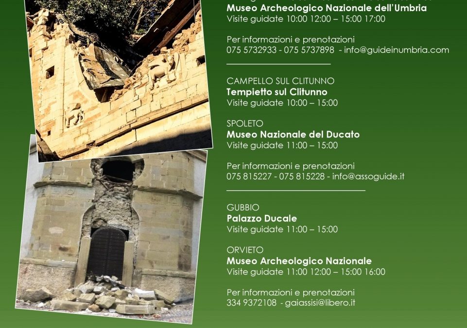 VisitiAMO: visite guidate gratuite ai musei nazionali dell'Umbria: 4 dicembre 2016
