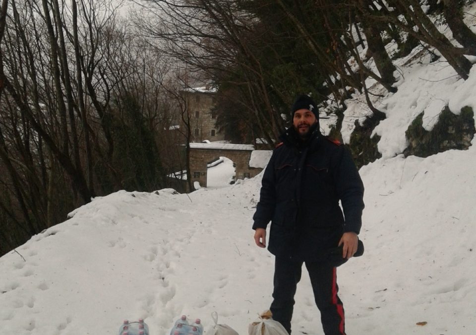 Operazione di soccorso dei Carabinieri di Scheggia