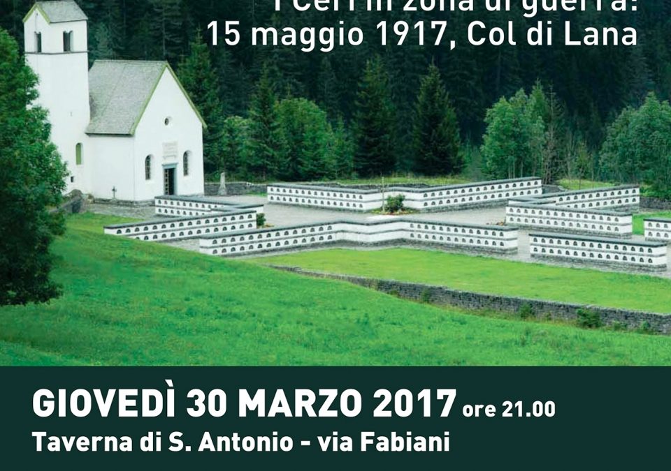 Famiglia dei santantoniari: incontro sui Ceri al Col di lana: “Un grido immenso” con Fabrizio Cece e Mauro Pierotti