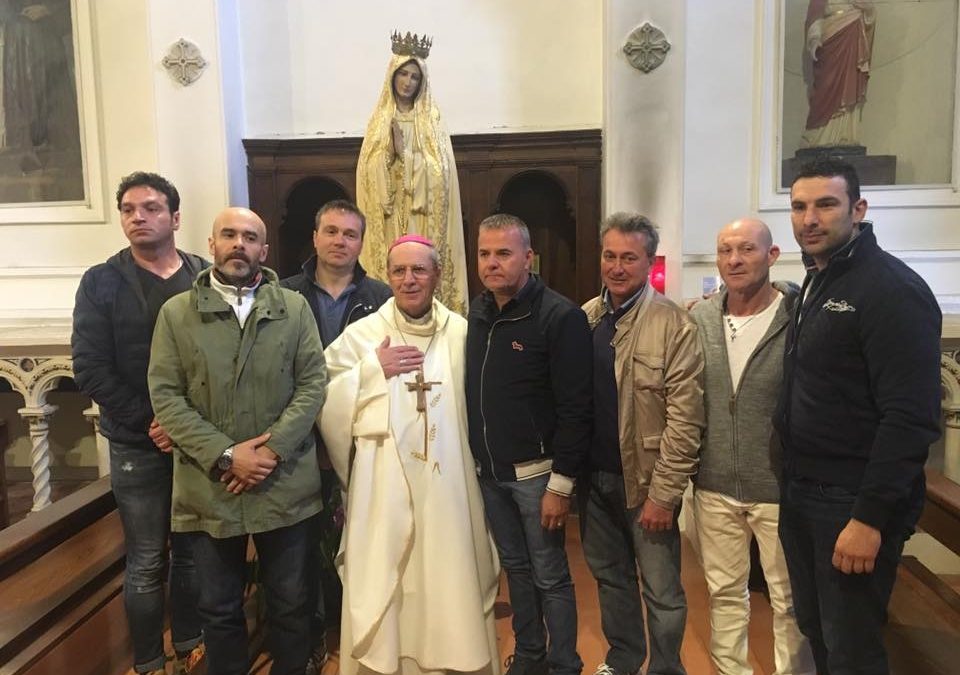 Pellegrinaggio presso il Monastero di San Girolamo alla presenza dei protagonisti della Festa dei Ceri 2017