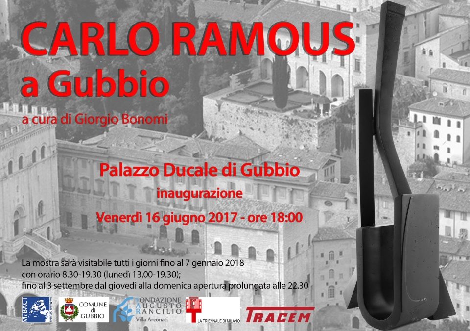 CARLO RAMOUS a Gubbio: 16 giugno 2017