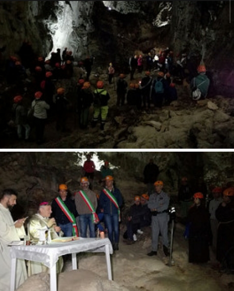 Nelle grotte del Cucco, il nunzio apostolico celebra la memoria liturgica di S. Benedetto