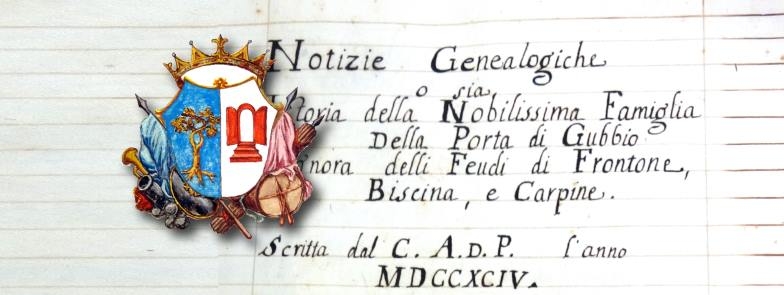 GIORNATA FAI DI PRIMAVERA 2018: GUBBIO, PALAZZO DELLA PORTA, SABATO 24 E DOMENICA 25 MARZO.