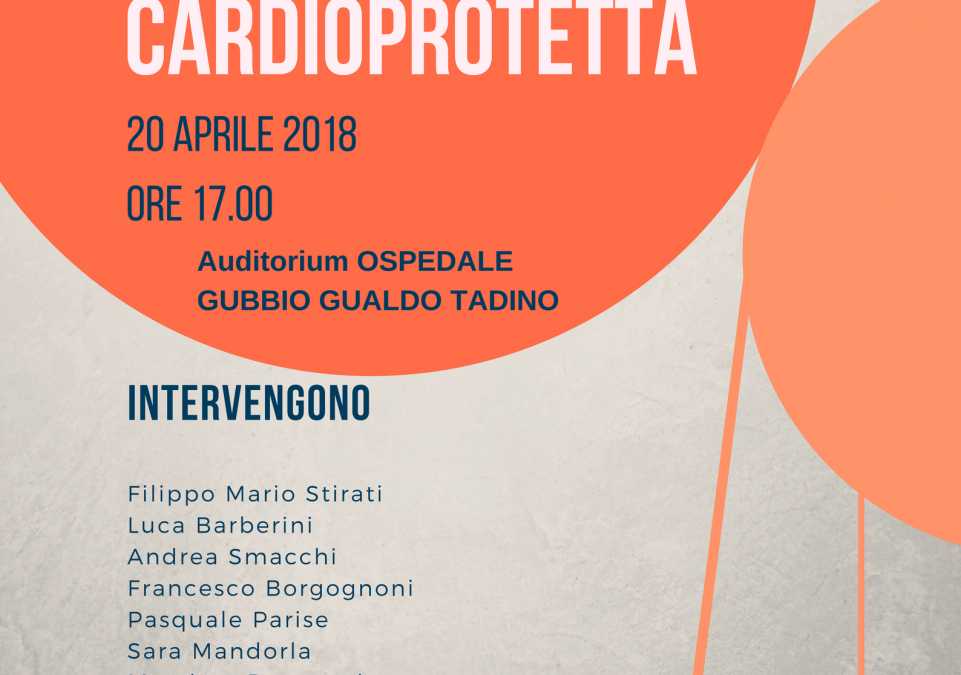 GUBBIO CITTA' CARDIOPROTETTA: CONVEGNO PRESSO AUDITORIUM OSPEDALE GUBBIO-GUALDO TADINO: SABATO 20 APRILE ORE 17:00