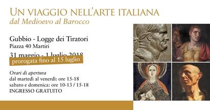 Un viaggio nell'arte italiana: a Gubbio prorogata al 15 luglio la mostra che spazia dal Medioevo al Barocco