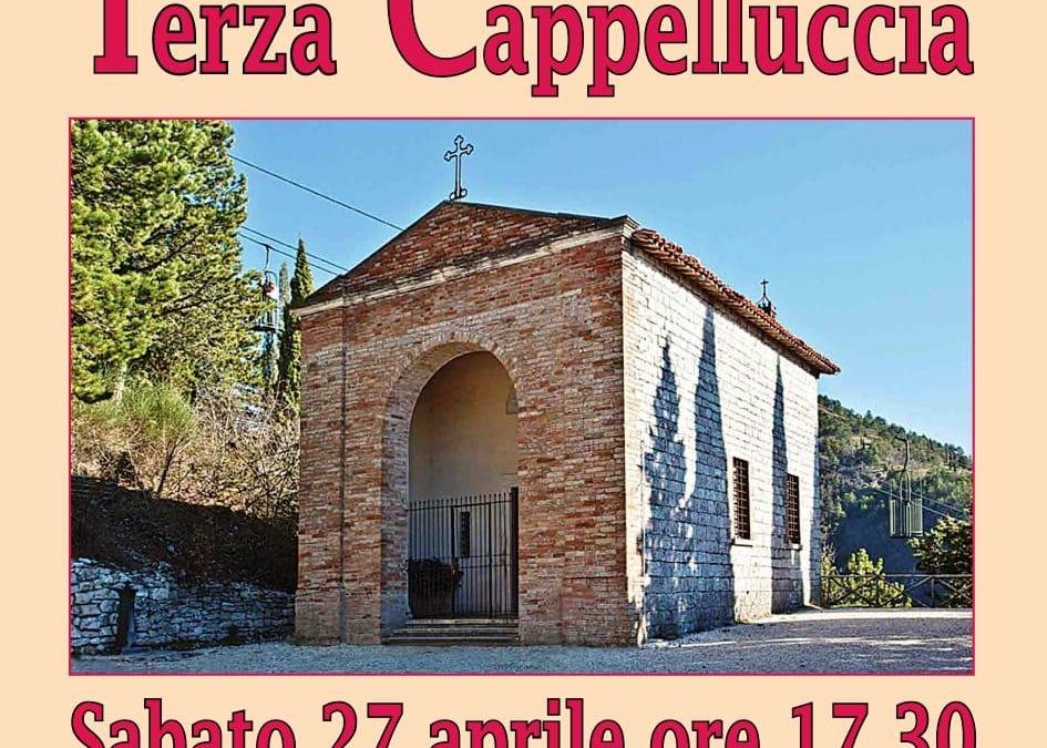 Famiglia dei Santantoniari: Inaugurazione della terza Cappelluccia: sabato 27 aprile ore 17:30