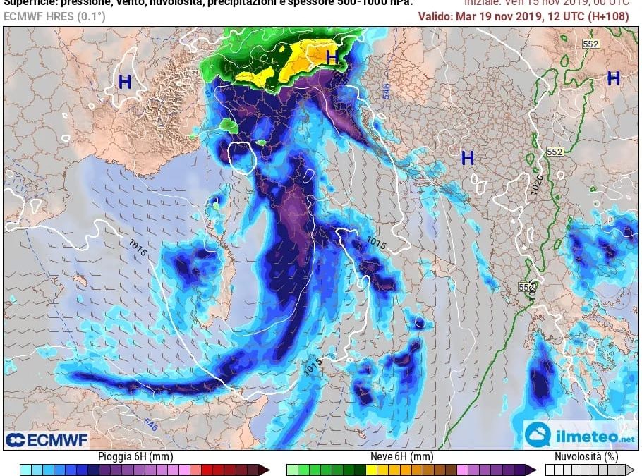Aggiornamento di venerdi 15 novembre 2019