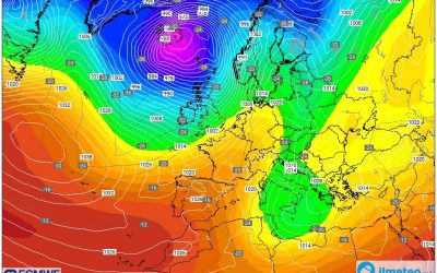 Aggiornamento meteo di lunedì 9 dicembre 2019