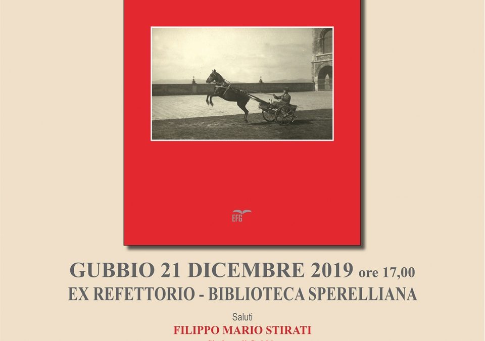 Presentazione del libro: Gubbio Genius Loci, di Cesare Coppari, sabato 21 dicembre ore 17:00 Biblioteca Sperelliana