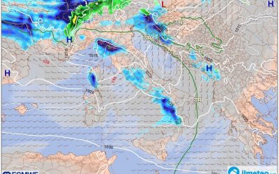 Aggiornamento meteo di sabato 8 febbraio 2020