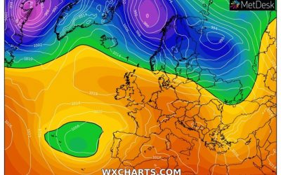 Aggiornamento meteo di lunedì 13 aprile 2020