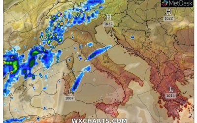 Aggiornamento meteo di sabato 16 maggio 2020