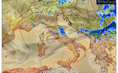 Aggiornamento meteo di domenica 24 maggio 2020