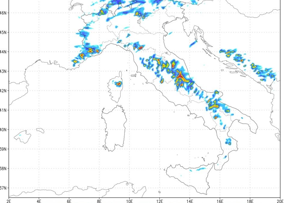 Aggiornamento meteo di domenica 23 agosto 2020