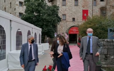 Taglio del nastro per il Festival del Medioevo, in presenza e in sicurezza