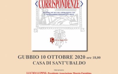 CORRISPONDENZE di Giovanni Rampini. SABATO ORE 18:00 Casa di Sant'Ubaldo