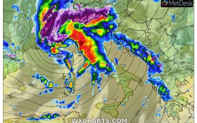 Aggiornamento meteo di venerdì 22 gennaio 2021