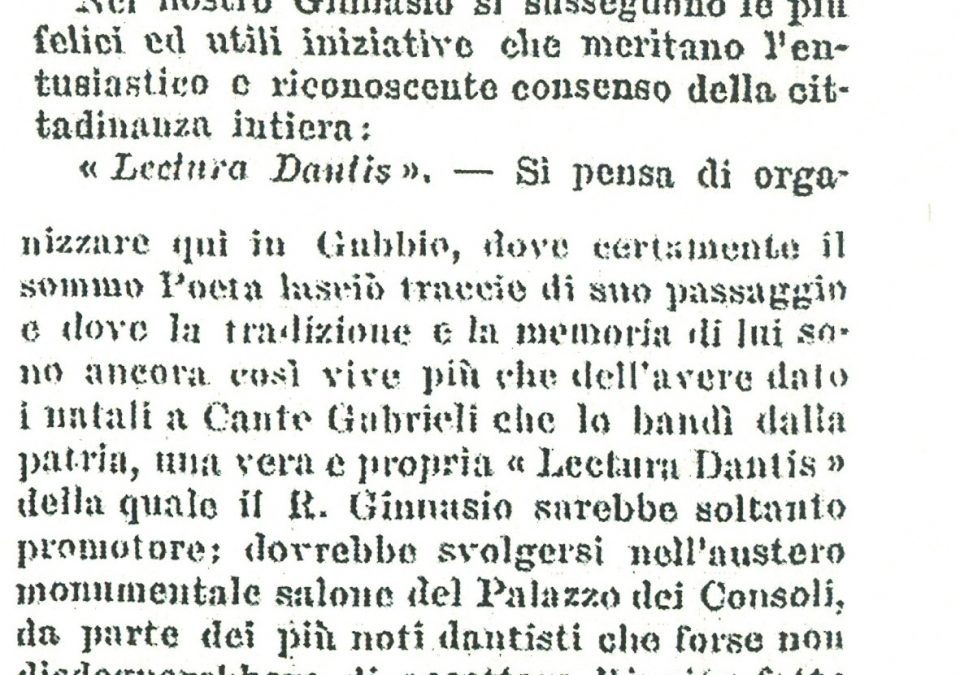 Buona festa Dante!