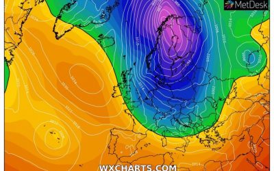 Aggiornamento meteo di lunedì 5 aprile 2021
