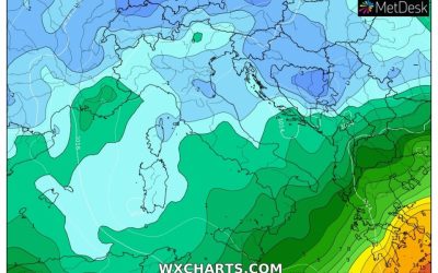 Aggiornamento meteo di domenica 18 aprile 2021