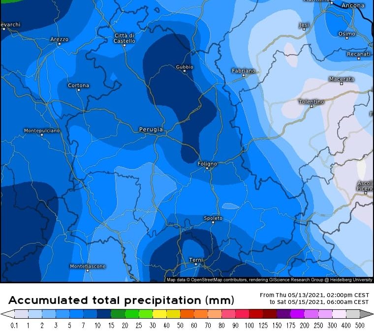 Aggiornamento meteo di venerd&igrave; 14 maggio 2021