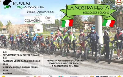 L'IKUVIUM BIKE ADVENTURE INVITA TUTTI ALL'INIZIATIVA “LA MIA FESTA”
