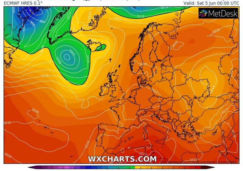 Aggiornamento meteo di mercoled&igrave; 2 Giugno 2021