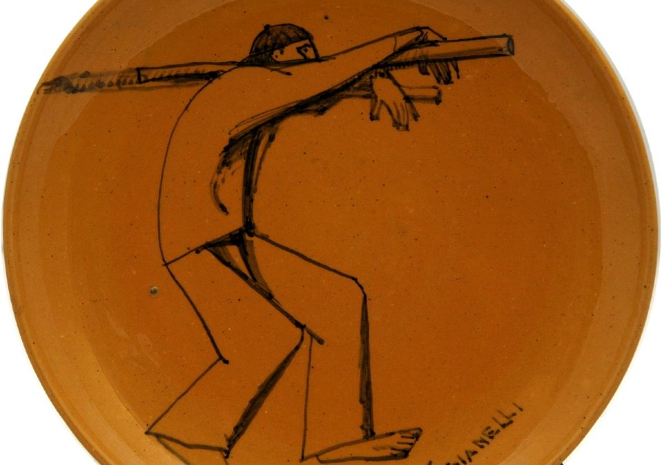 Ceramiche di Enrico Cagianelli: intervento di Ettore Sannipoli nel Convegno Il sorriso del divino: l’ora panica di Enrico Cagianelli nel segno del d&eacute;co