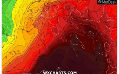 Aggiornamento meteo di martedì 22 giogno 2021