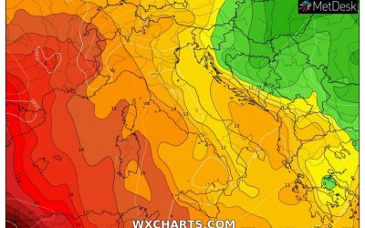 Aggiornamento meteo di venerdi 3 settembre 2021