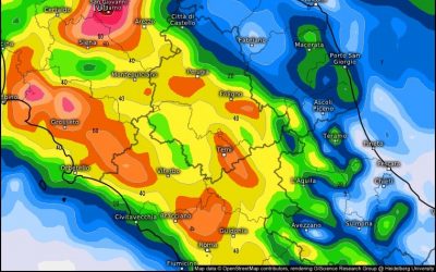 Aggiornamento meteo di giovedì' 16 settembre 2021