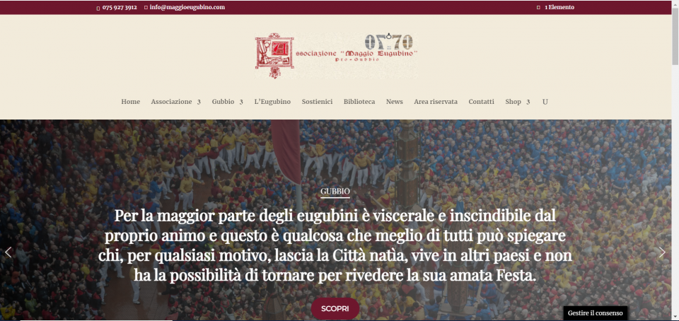 www.maggioeugubino.it  &egrave; il nuovo sito del Maggio Eugubino