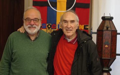 Il maestro e critico di musica Alfredo Gasponi, in visita alla nostra sede
