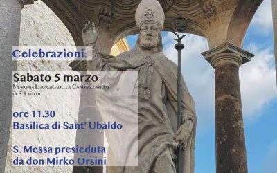 CANONIZZAZIONE DI SANT’UBALDO: PROGRAMMA