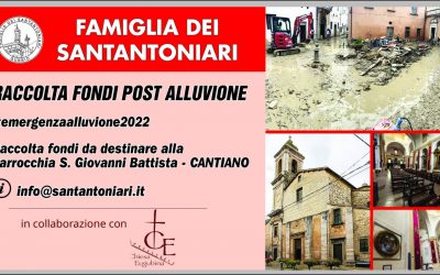FAMIGLIA DEI SANTANTONIARI: RACCOLTA FONDI POST ALLUVIONE