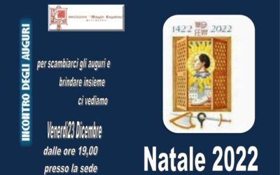 23 dicembre ore 19:00 -INCONTRO DEGLI AUGURI-